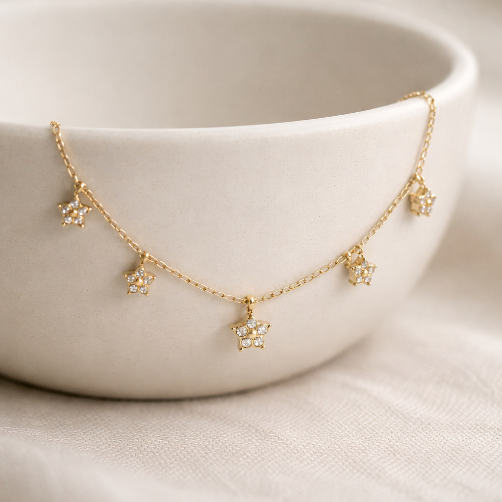 Liora Clover Drape Necklace