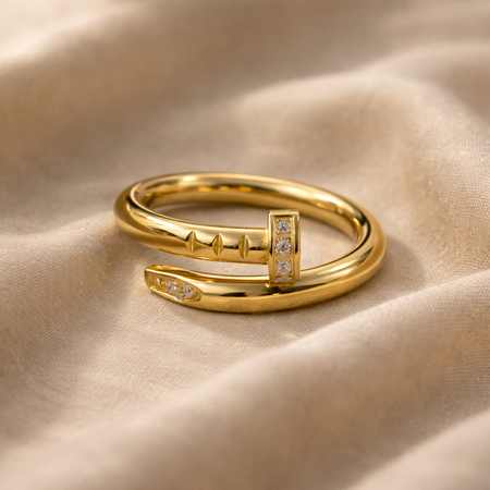 Aureline Pave Open Ring