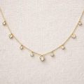 Serena Crystal Heart Charm Necklace