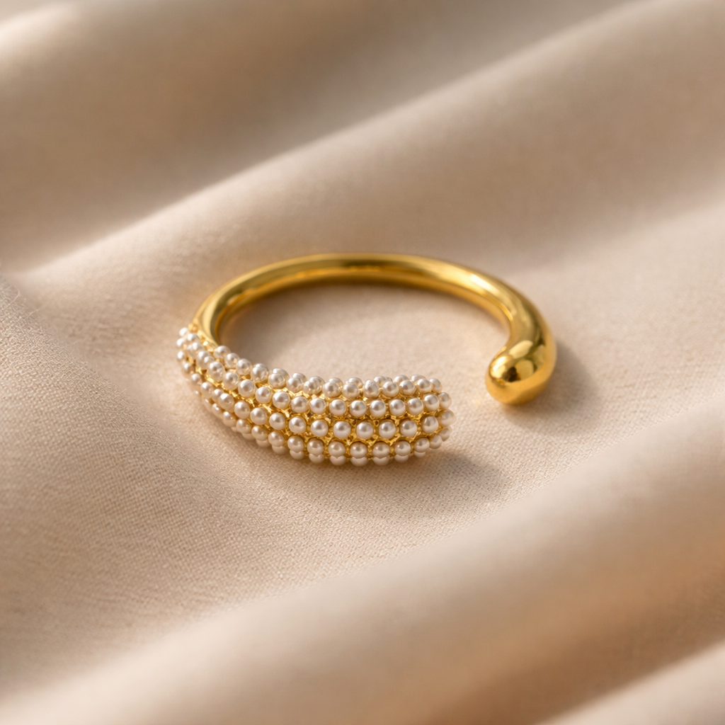 Lumina Pearl Open Ring