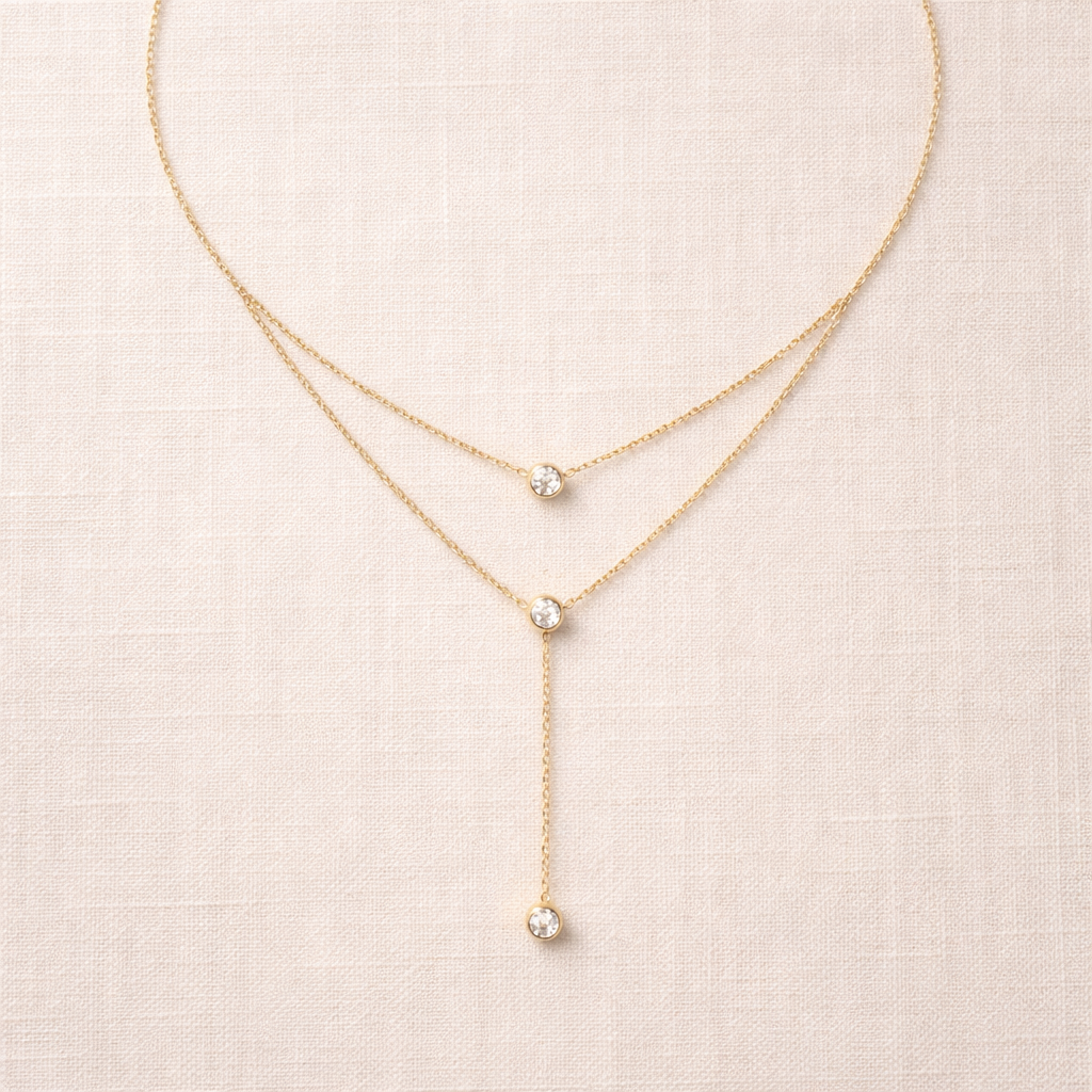 Aureline Y-Drop Necklace