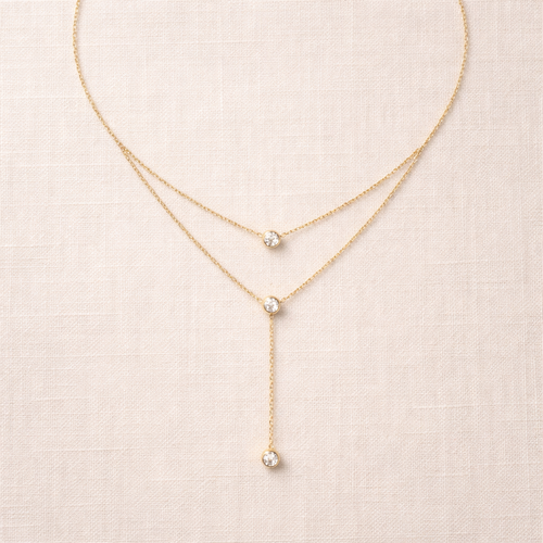 Aureline Y-Drop Necklace